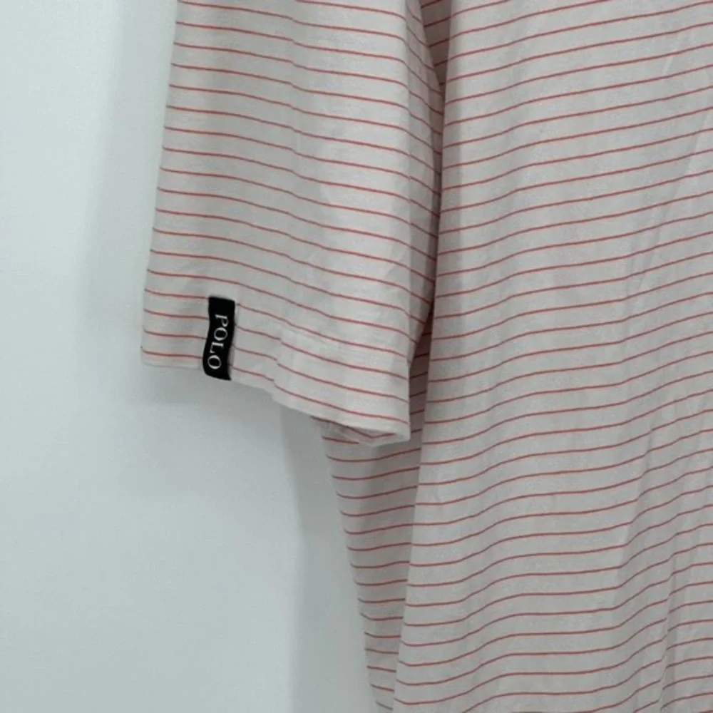 Polo by Ralph Lauren Light Pink Thin-Striped Short Sleeve Polo